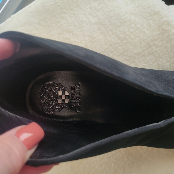 Vince Camuto Black suede boots Size 10 - Picture 5 of 6